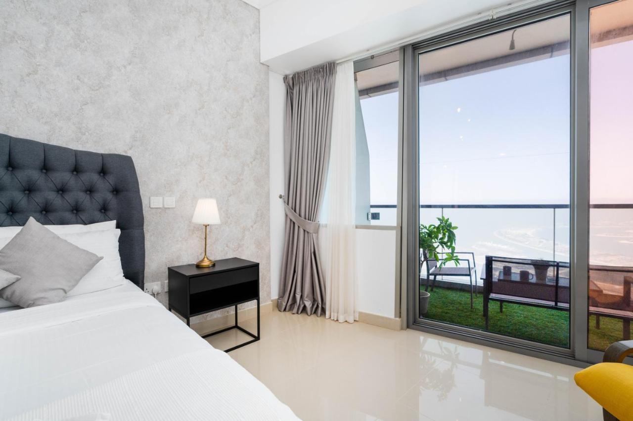 Апартаменты White Sage - Incredible Full Sea And Dubai Eye View In Marina Экстерьер фото